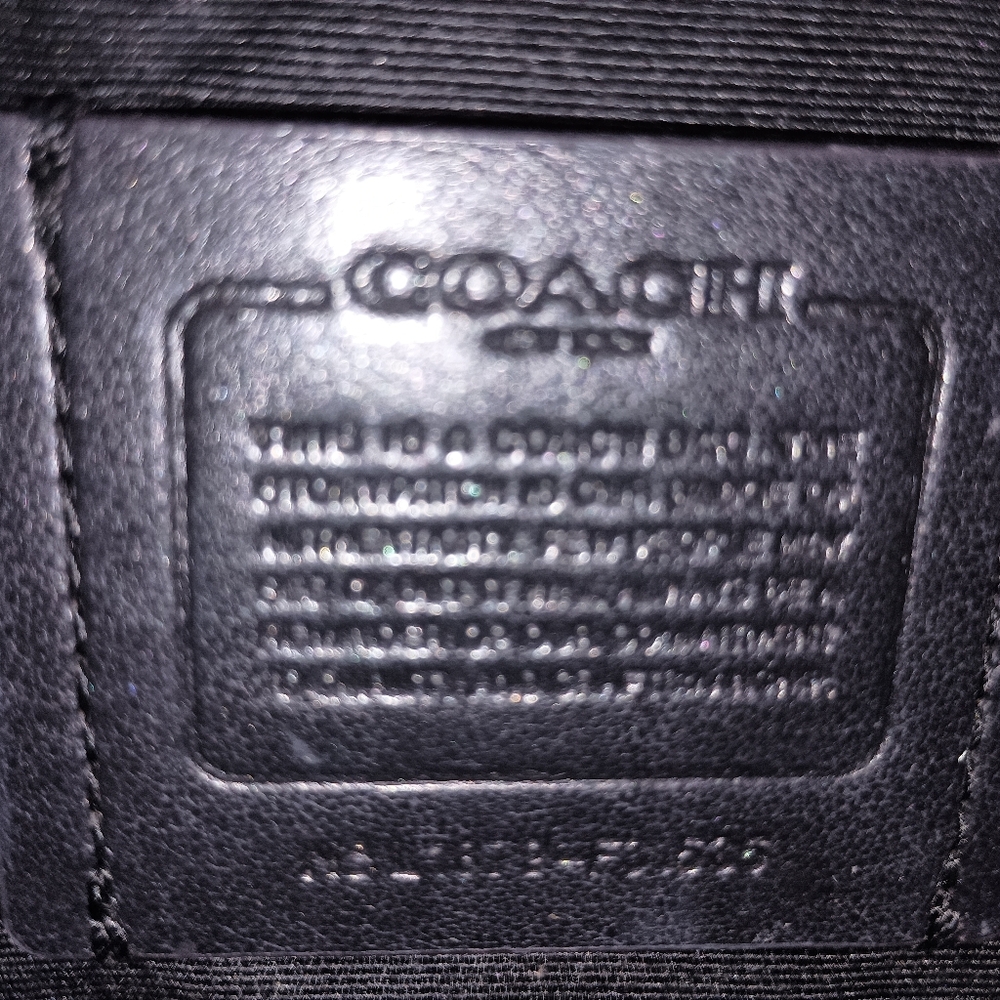 Coach Beige Leather Tote Bag - Picture 3 of 16